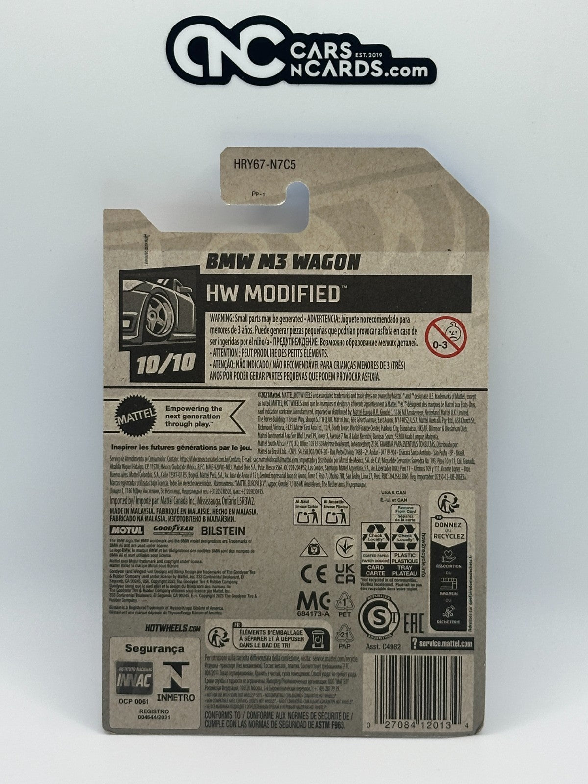 2024 Hot Wheels HW Modified 10/10 BMW M3 Wagon Blue 138/250