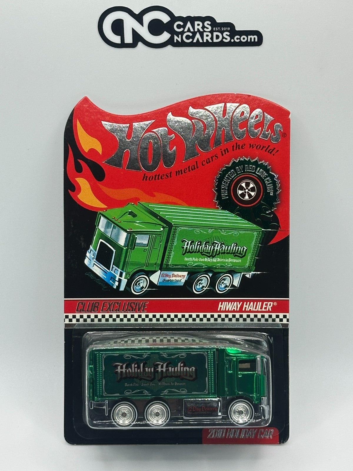 2010 Hot Wheels RLC Holiday Hauling Hiway Hauler With Protector 04888/05500