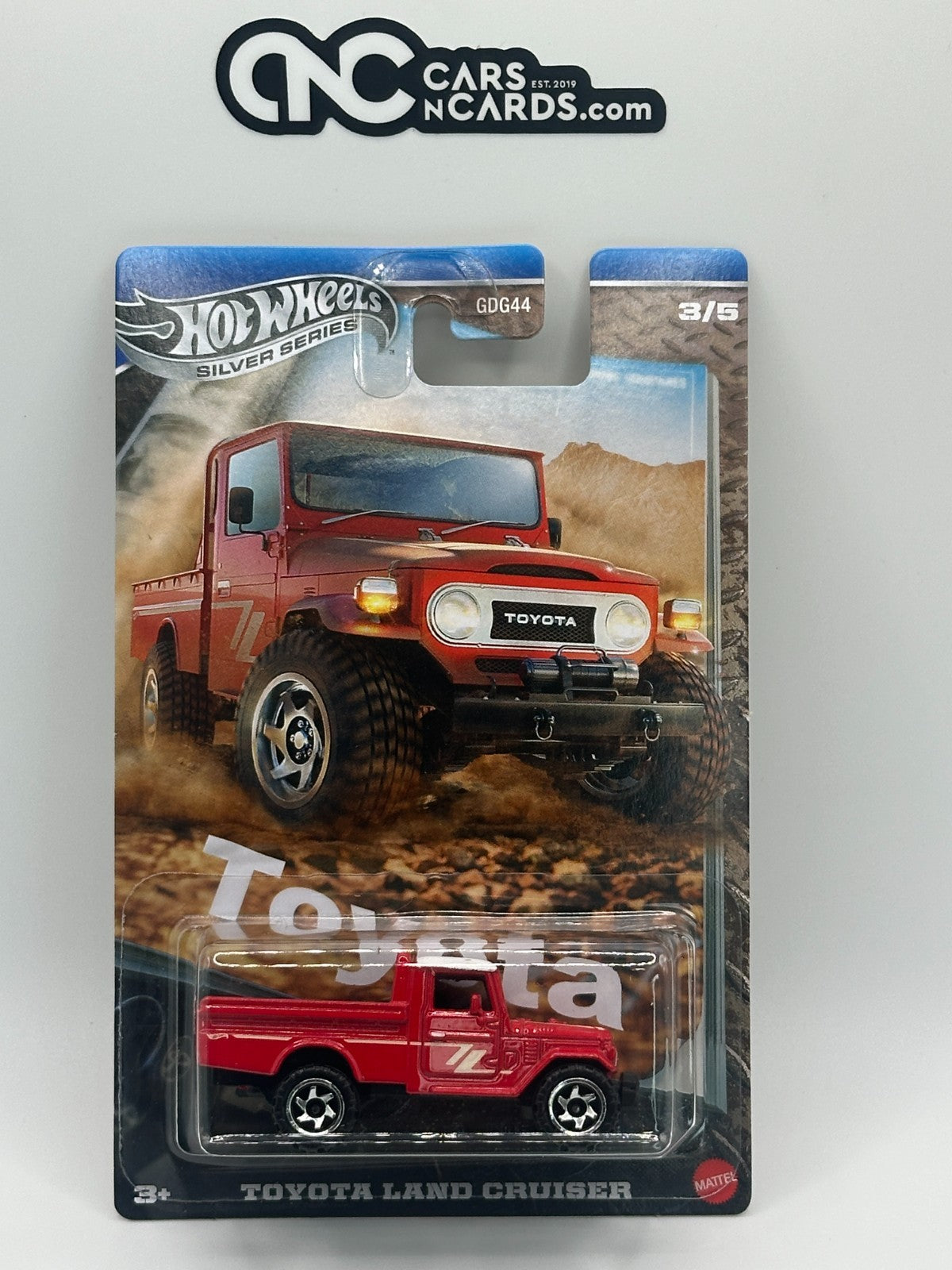 2025 Hot Wheels Silver Series Toyota 3/5 Toyota Land Cruiser