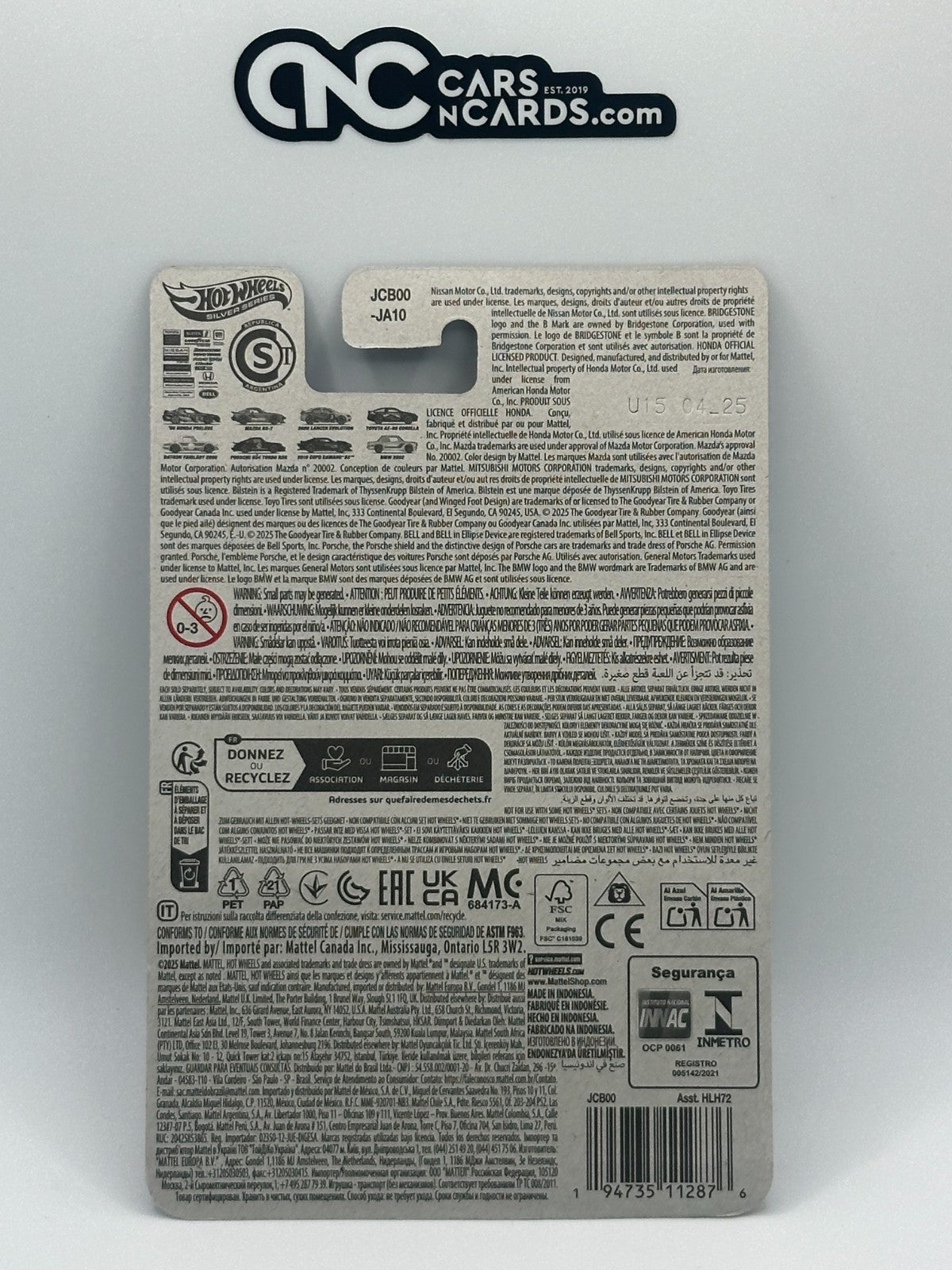 2025 Hot Wheels Neon Speeders 1/8 '98 Honda Prelude