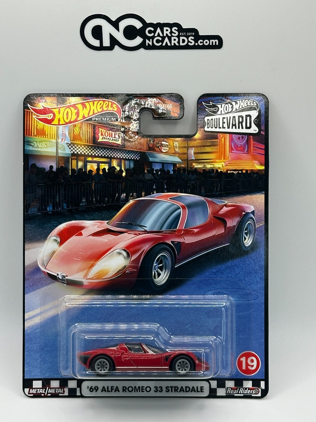 2020 Hot Wheels Premium Boulevard #19 '69 Alfa Romeo 33 Stradale