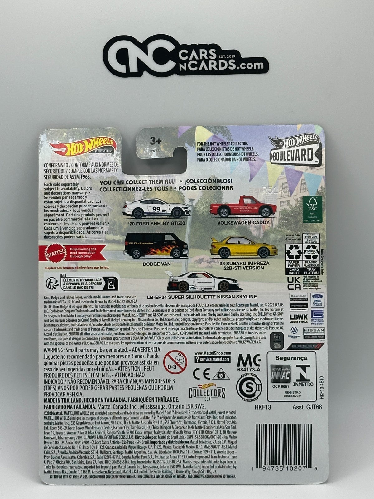 2023 Hot Wheels Premium Boulevard #67 Volkswagen Caddy Porsche Renndienst