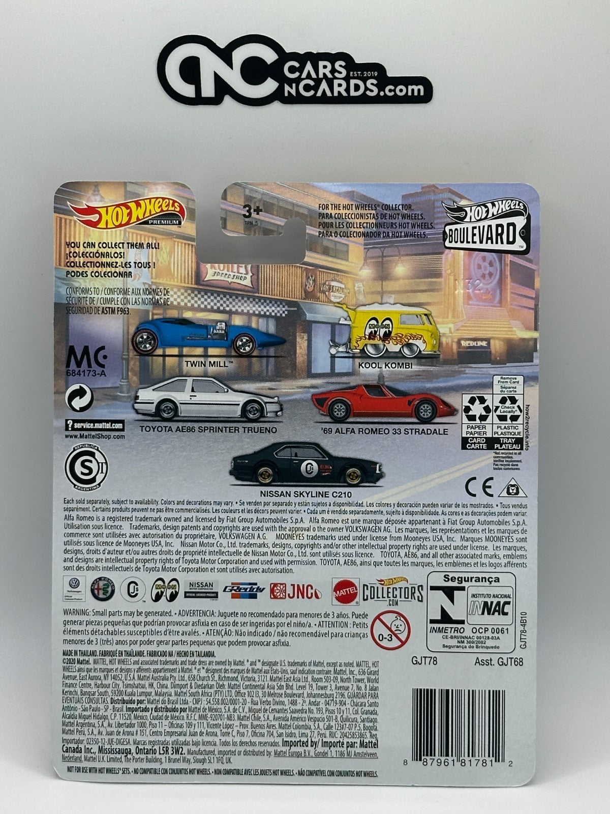 2020 Hot Wheels Premium Boulevard #19 '69 Alfa Romeo 33 Stradale