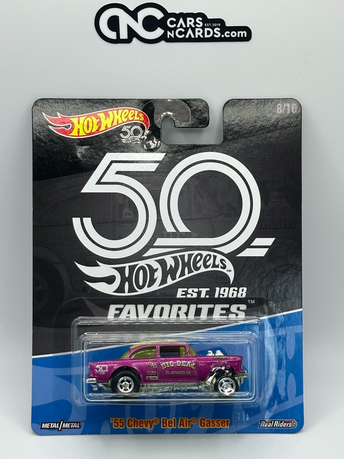 2018 Hot Wheels Premium Car Culture 8/10 '55 Chevy Bel Air Gasser Big Deal