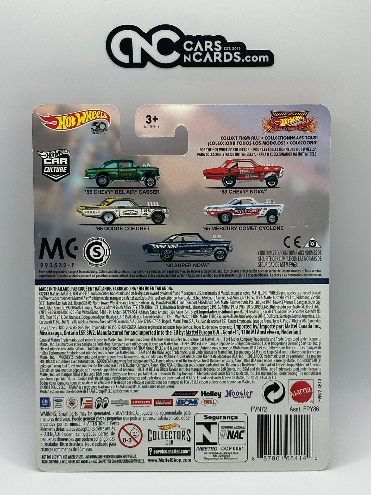 2018 Hot Wheels Premium Car Culture 3/5 '65 Dodge Coronet