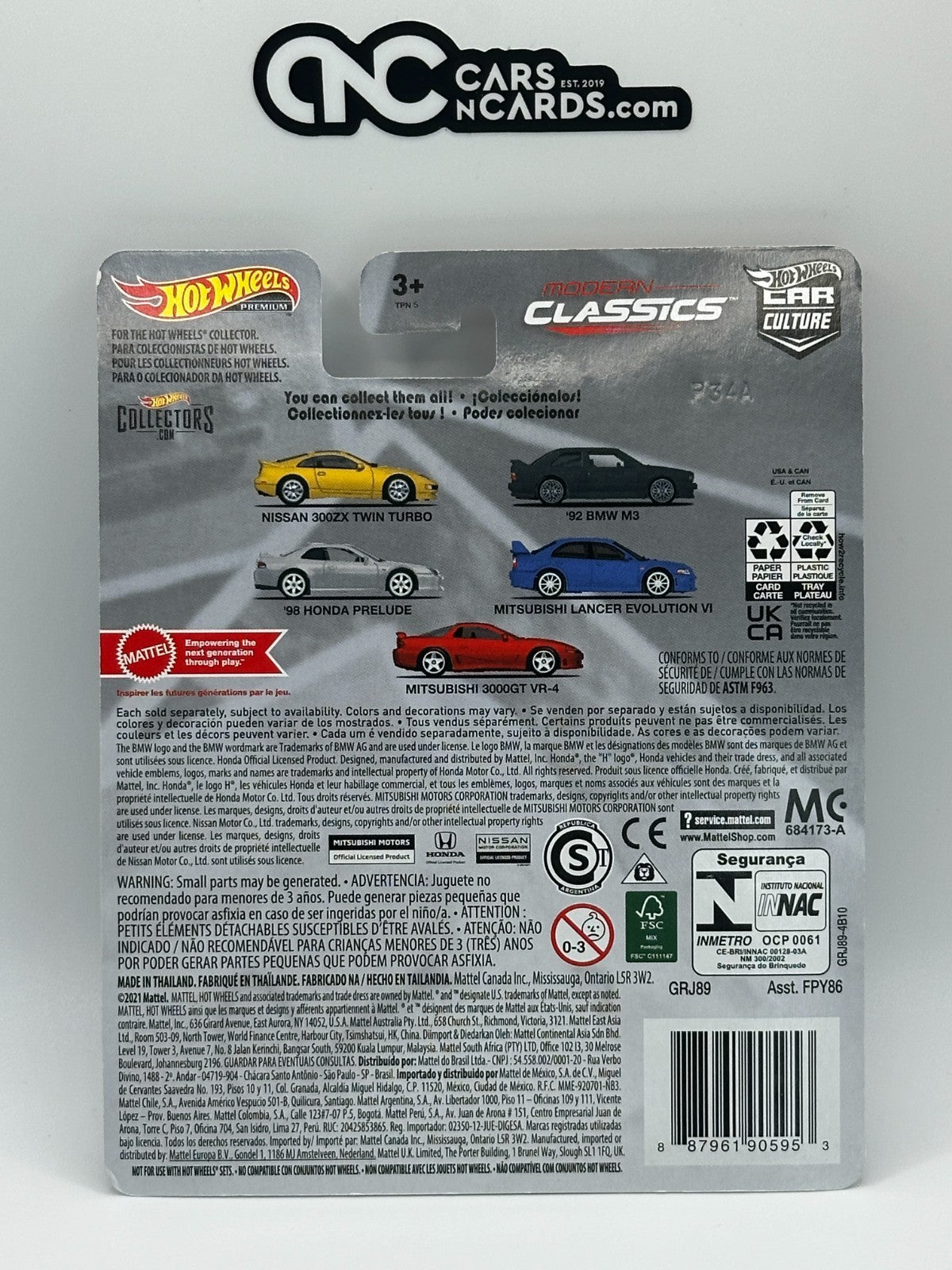 2021 Hot Wheels Premium Modern Classics 4/5 Mitsubishi Lancer Evolution VI