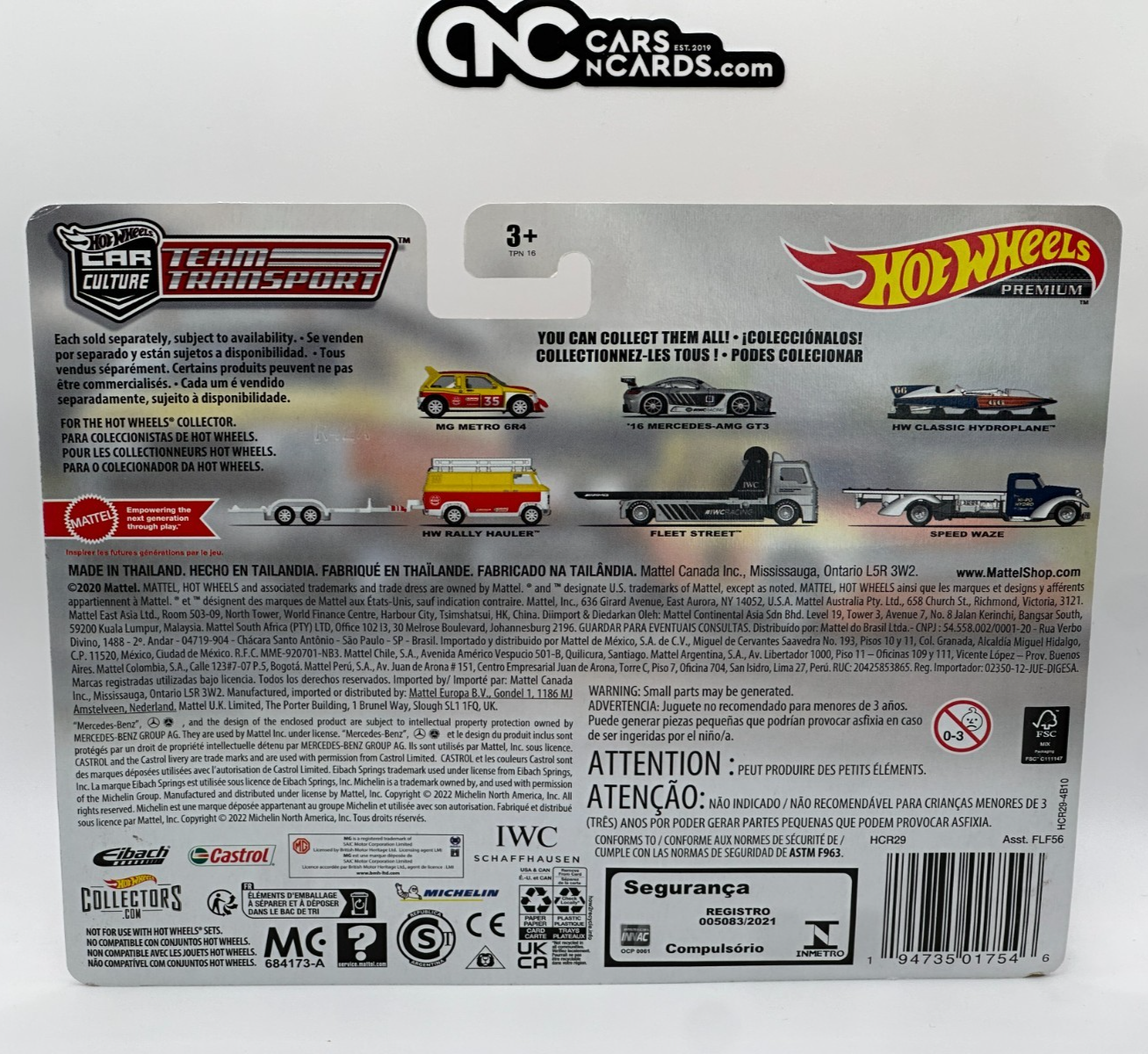 2022 Hot Wheels Premium Team Transport #47 MG Metro 6R4 HW Rally Hauler
