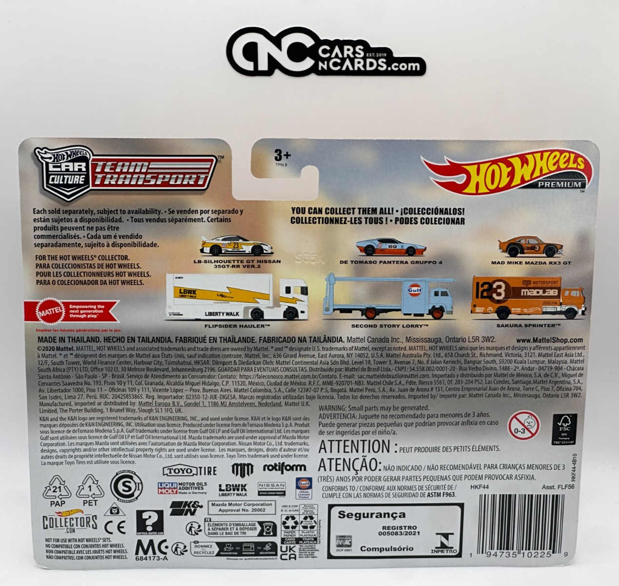 2023 Hot Wheels Premium Team Transport #58 Mad Mike Mazda RX3 Sakura Sprinter