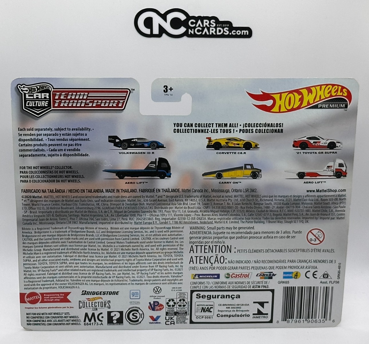2021 Hot Wheels Premium Team Transport #37 '21 Toyota GR Supra Aero Lift