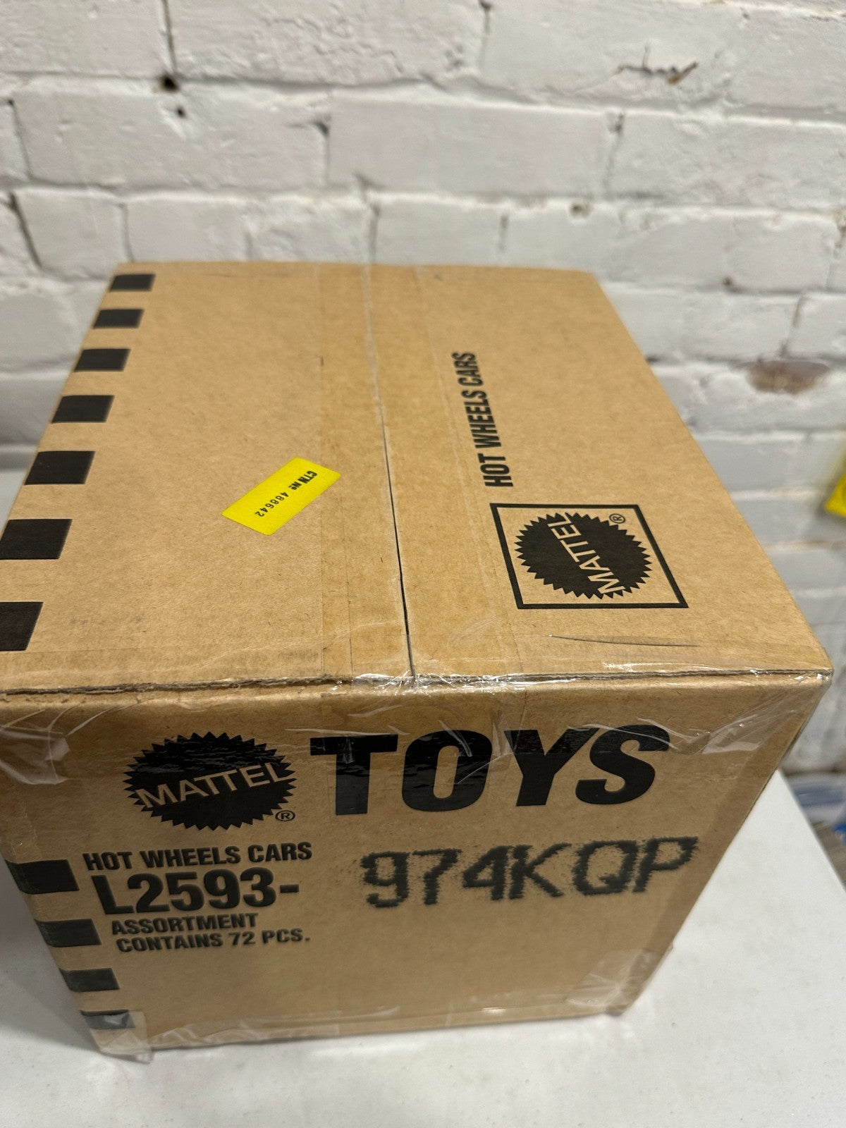 2025 Hot Wheels Mainline Factory Sealed "K" Case US Card 72 Pieces