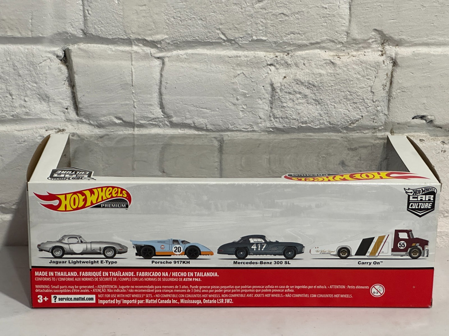 2020 Hot Wheels Premium Car Culture Diorama Jaguar/Porsche/Mercedes-Benz