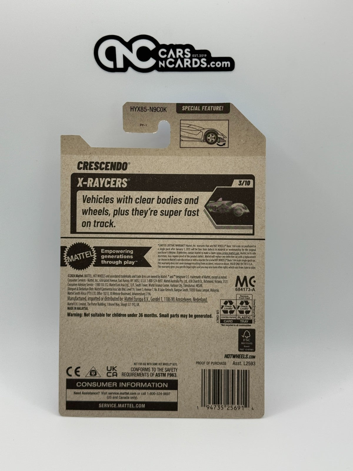 2025 Hot Wheels X-Raycers 3/10 Crescendo