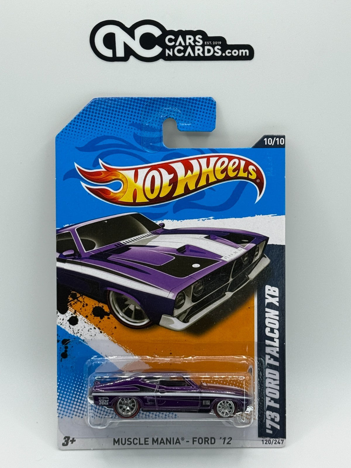 2012 Hot Wheels Super Treasure Hunt '73 Ford Falcon XB With Protector