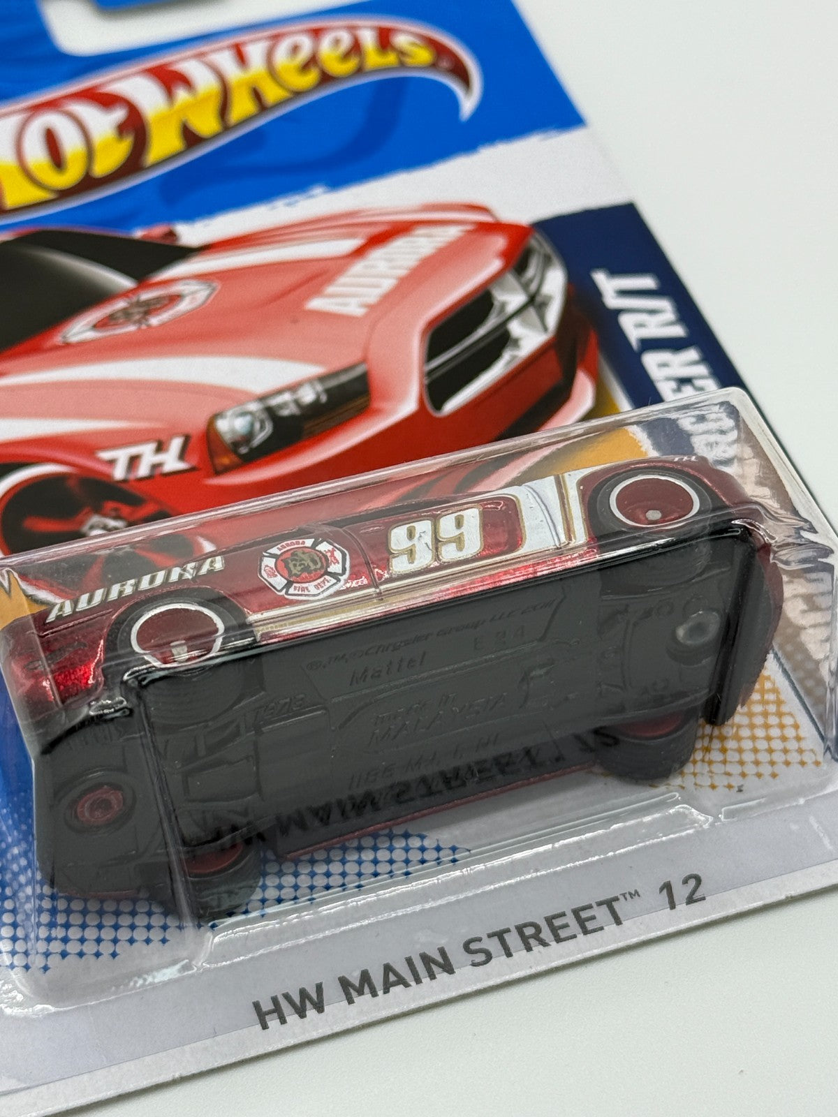 2012 Hot Wheels Super Treasure Hunt '11 Dodge Charger R/T With Protector