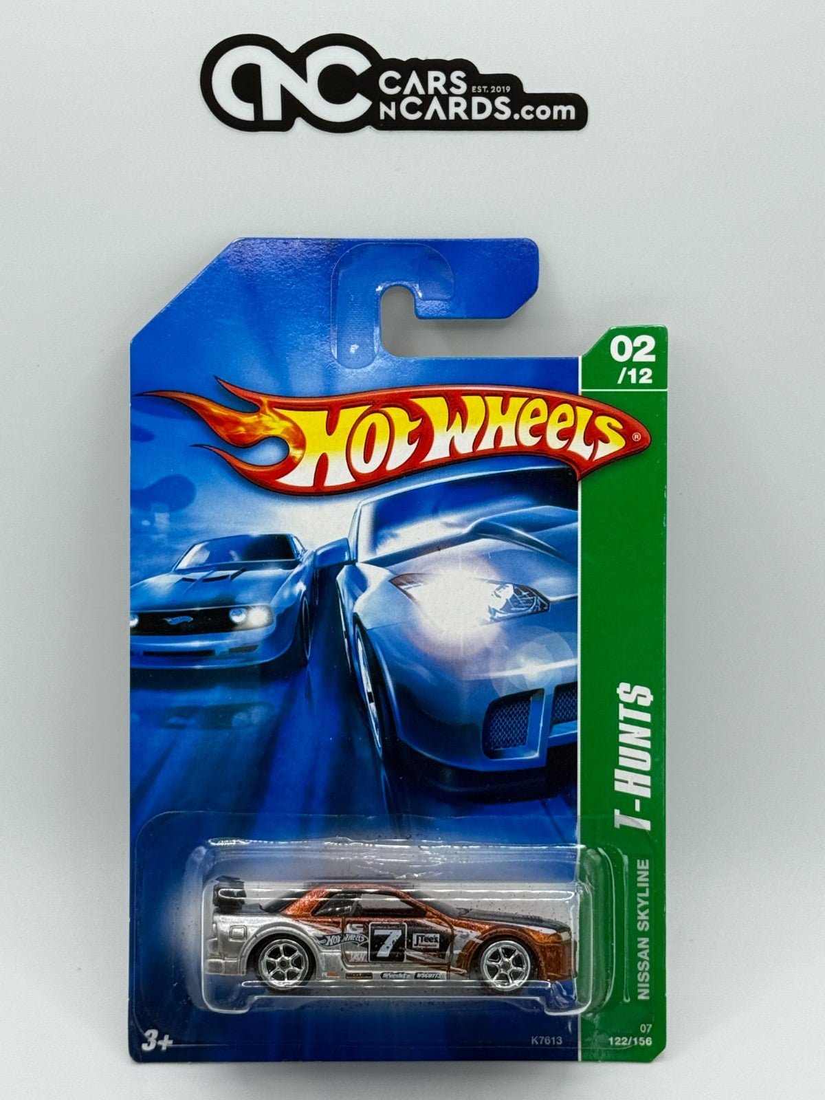 2007 Hot Wheels Super Treasure Hunt Nissan Skyline With Protector