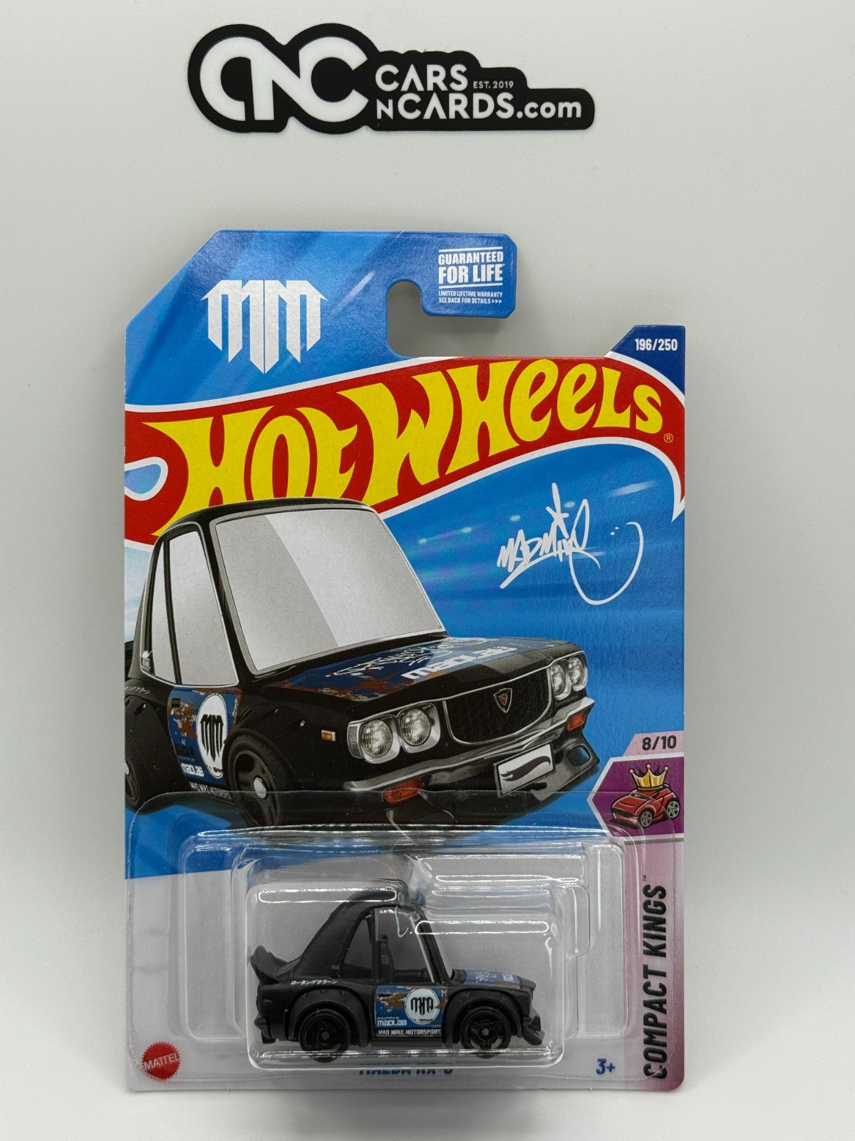 2025 Hot Wheels Compact Kings 8/10 Mazda RX-3 Black
