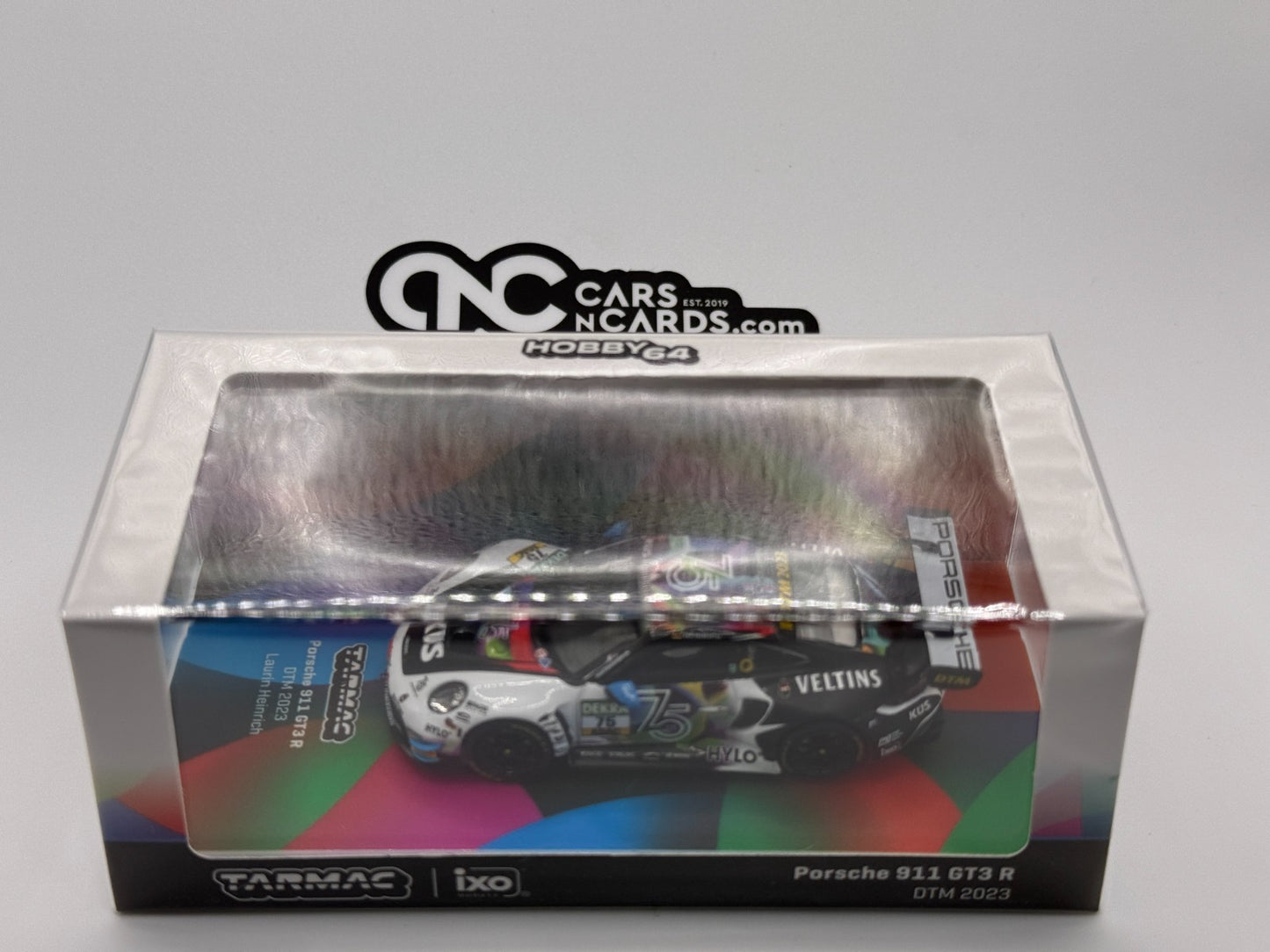 Tarmac Works 1:64 Porsche 911 GT3 R DTM 2023 Ayhancan Güven – White