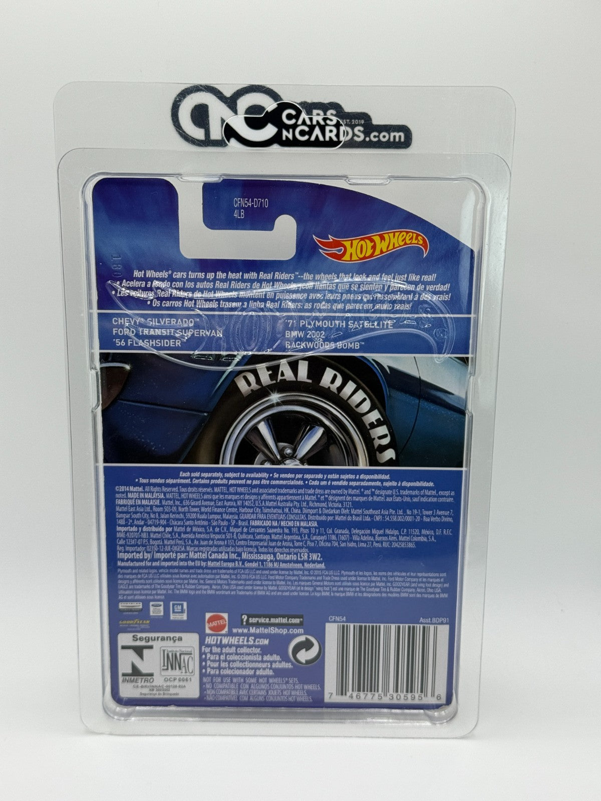 2015 Hot Wheels Real Riders Series 12/18 Chevy Silverado With Protector