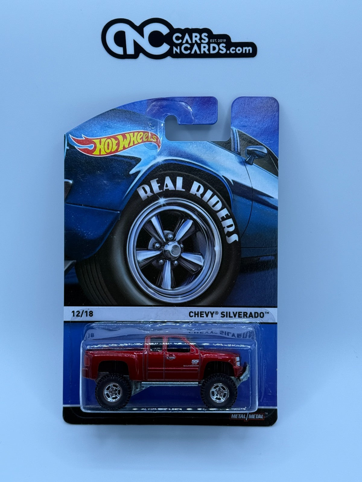 2015 Hot Wheels Real Riders Series 12/18 Chevy Silverado With Protector
