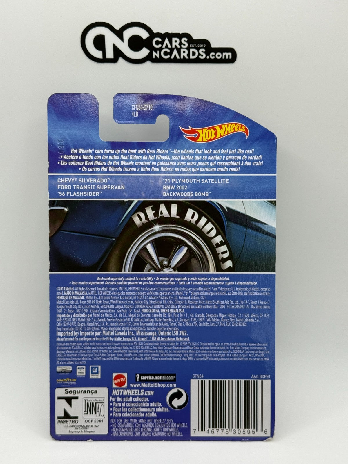 2015 Hot Wheels Real Riders Series 12/18 Chevy Silverado With Protector