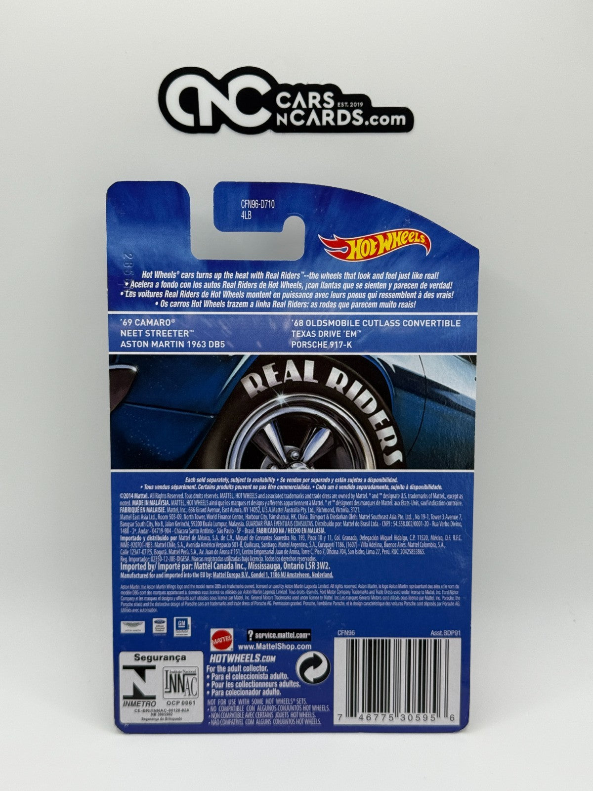 2015 Hot Wheels Real Riders Series 17/18 Texas Drive 'Em With Protector