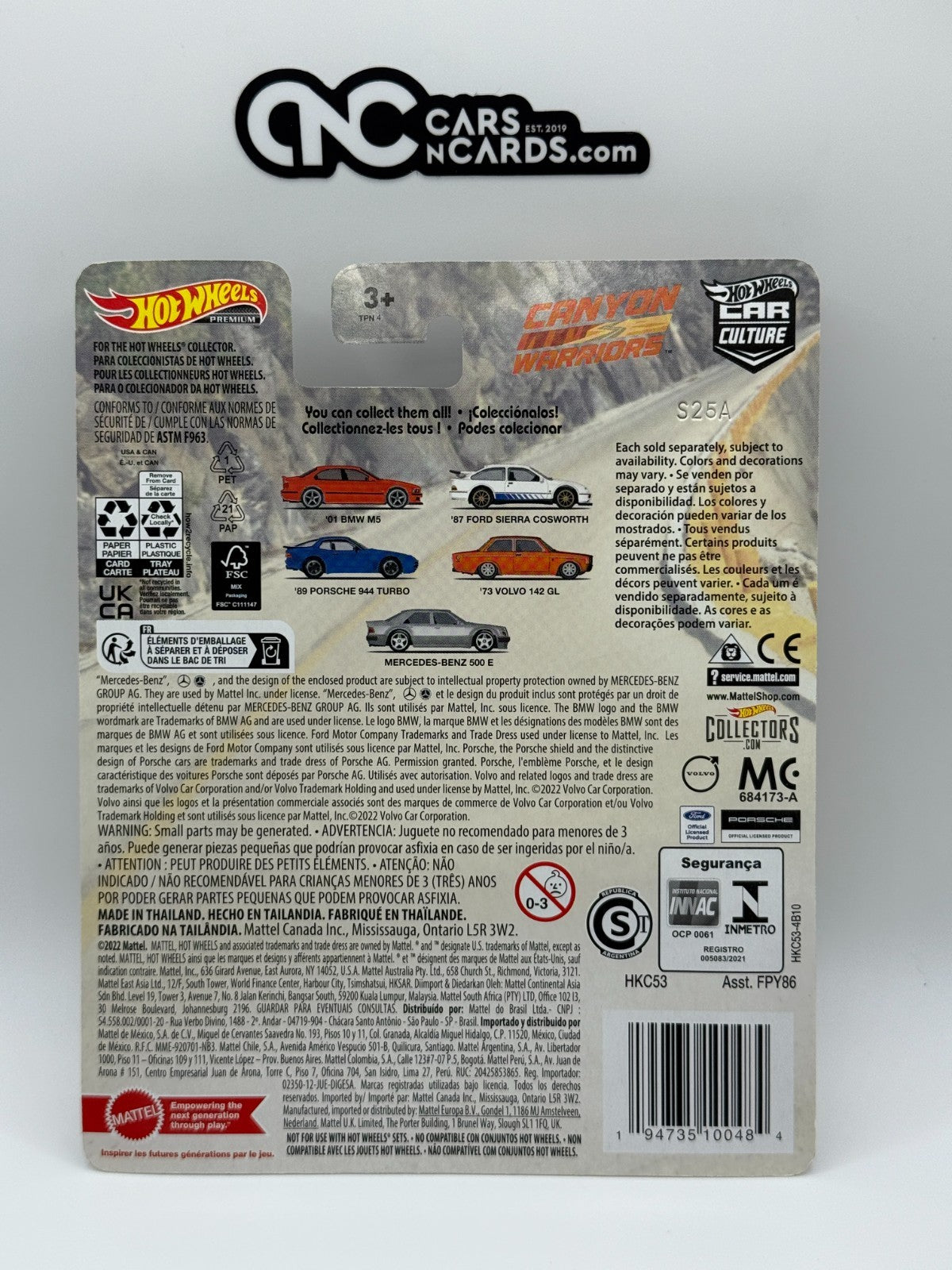 2023 Hot Wheels Premium Car Culture Canyon Warriors 4/5 '73 Volvo 142 GL
