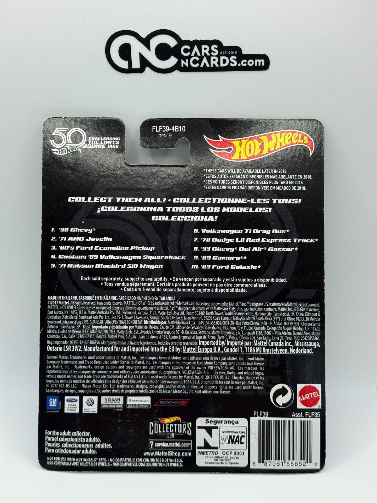 2018 Hot Wheels Premium 50th Anniversary 4/10 Custom '69 Volkswagen Squareback