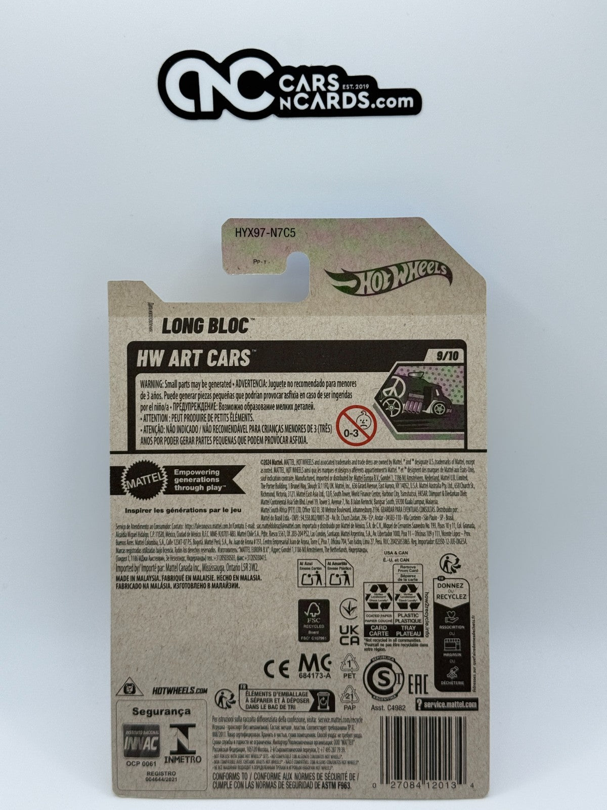 2025 Hot Wheels HW Art Cars 9/10 Long Bloc