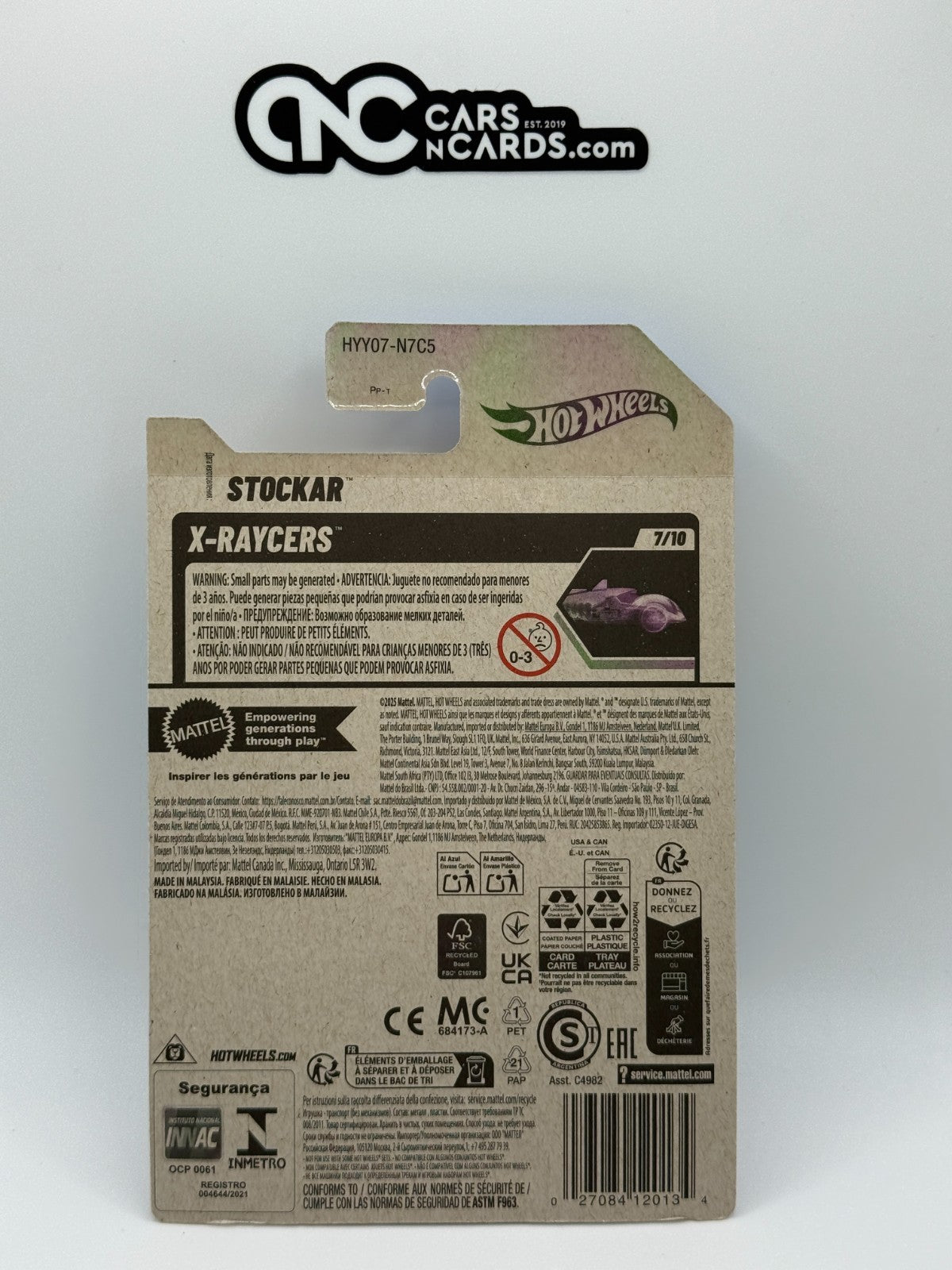 2025 Hot Wheels X-Raycers 7/10 Stockar