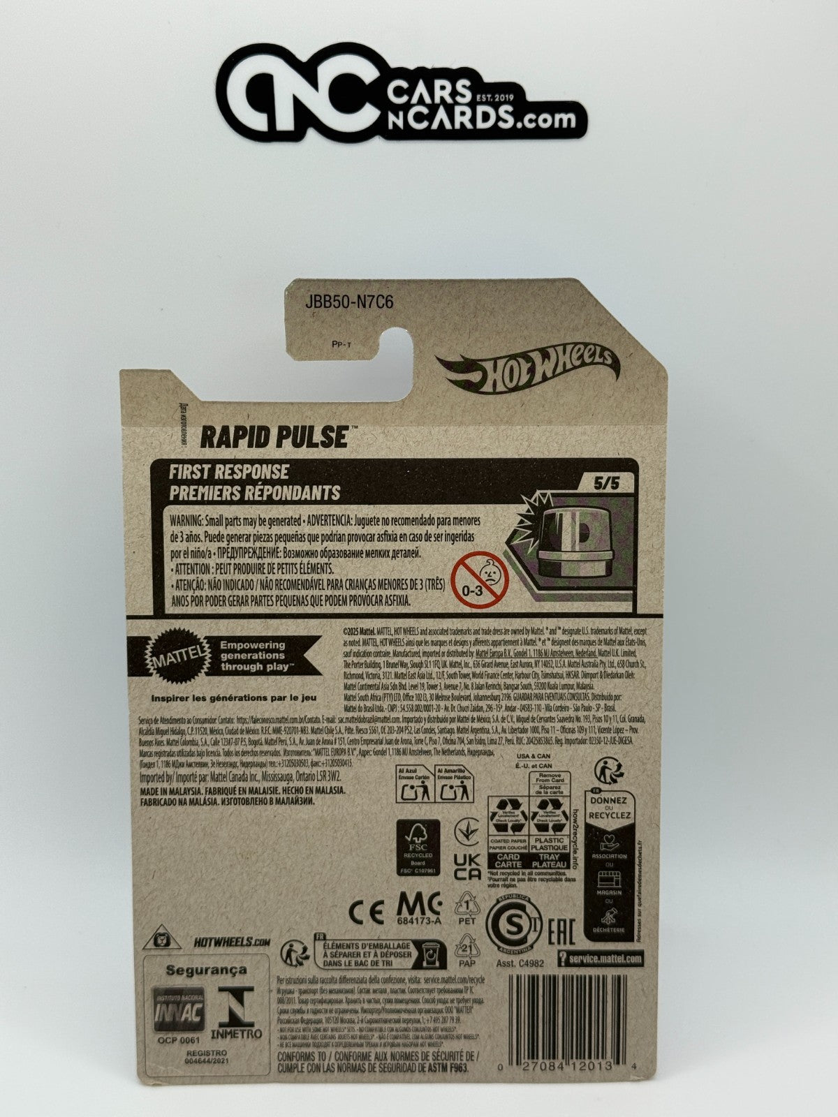 2025 Hot Wheels First Response 5/5 Rapid Pulse