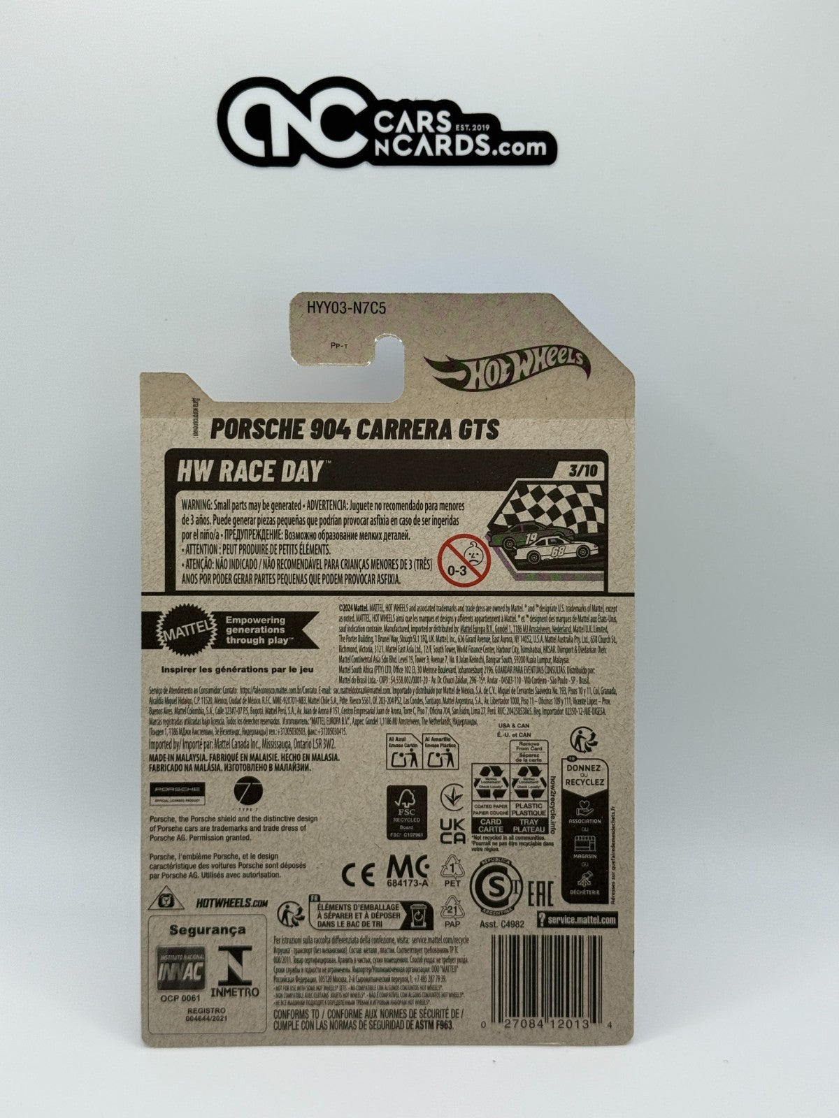 2025 Hot Wheels HW Race Day 3/10 Porsche 904 Carrera GTS Black