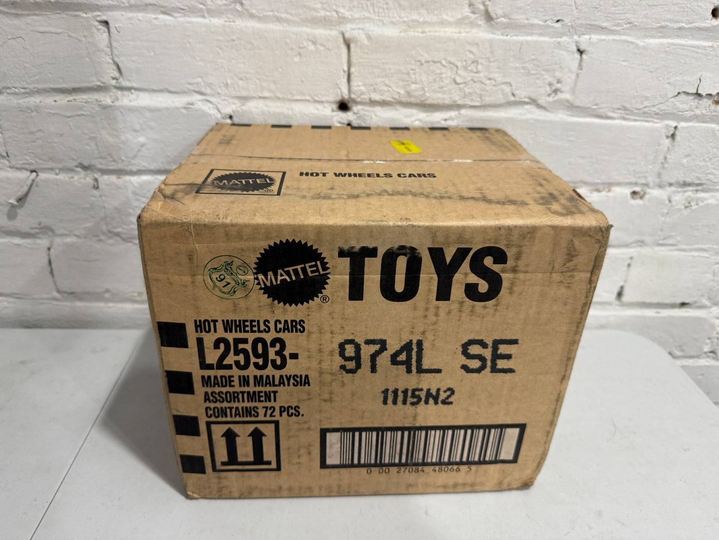 2025 Hot Wheels Mainline Factory Sealed "L" Case US Card 72 Pieces