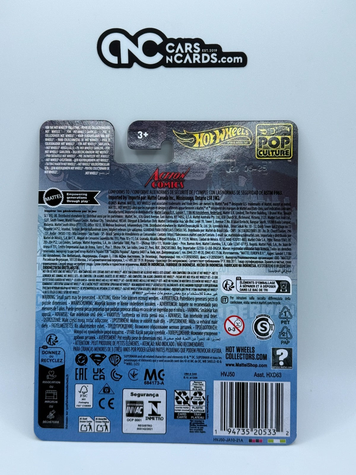 2025 Hot Wheels Premium Pop Culture DC Comics Action Comics #1 - Action Sedan