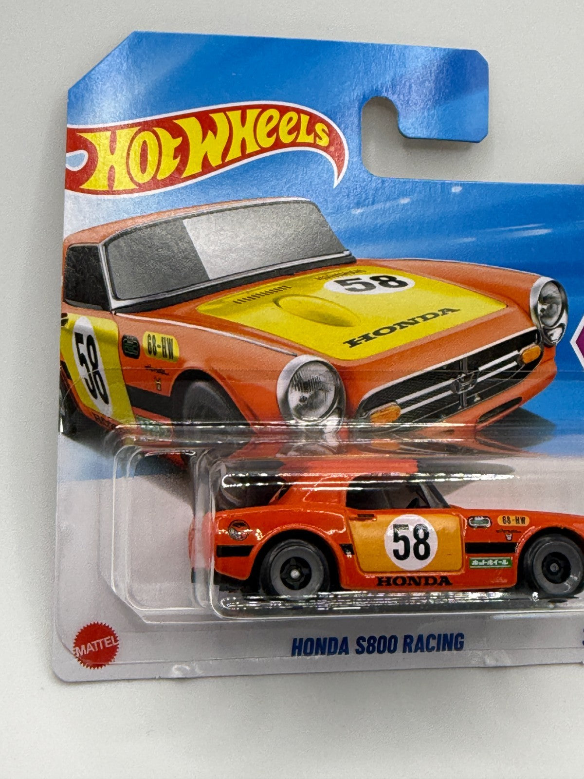 2025 Hot Wheels Compact Kings 9/10 Honda S800 Racing Treasure Hunt Short Card