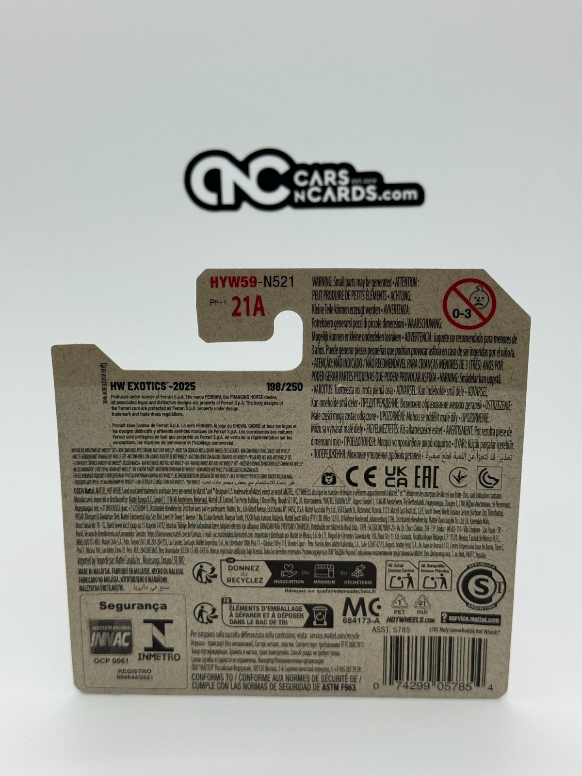 2025 Hot Wheels HW Exotics 4/5 Ferrari F40 Competizione With Protector