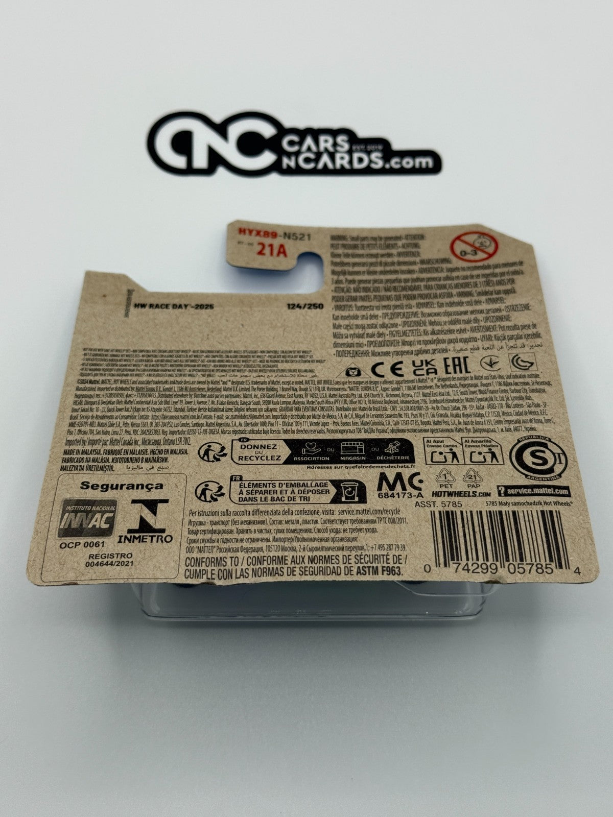 2025 Hot Wheels HW Race Day 4/10 Futurismo (Short Card)