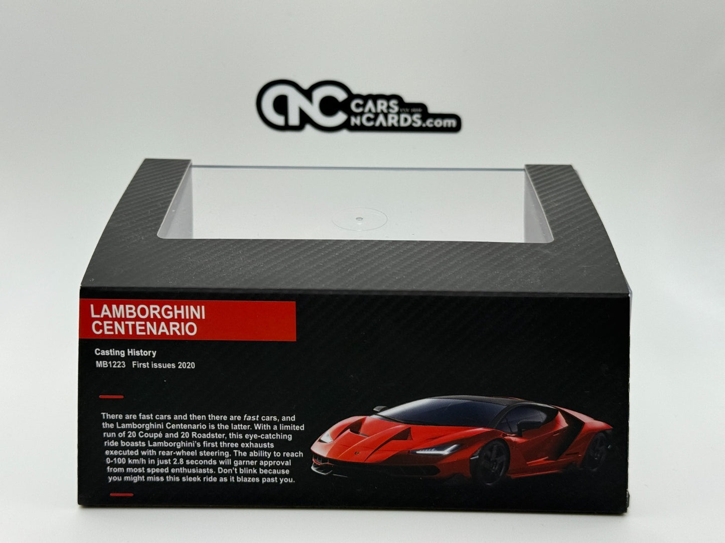 2023 Matchbox Mattel Creations Lamborghini Centenario Acrylic Display