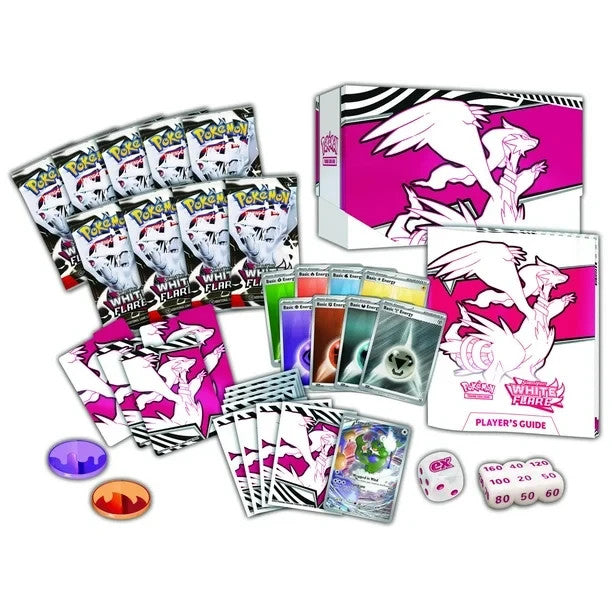 Pokemon Scarlet & Violet White Flare ETB Elite Trainer Box Sealed Box