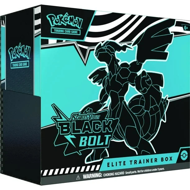 Pokemon Scarlet & Violet Black Bolt ETB Elite Trainer Box Sealed Box