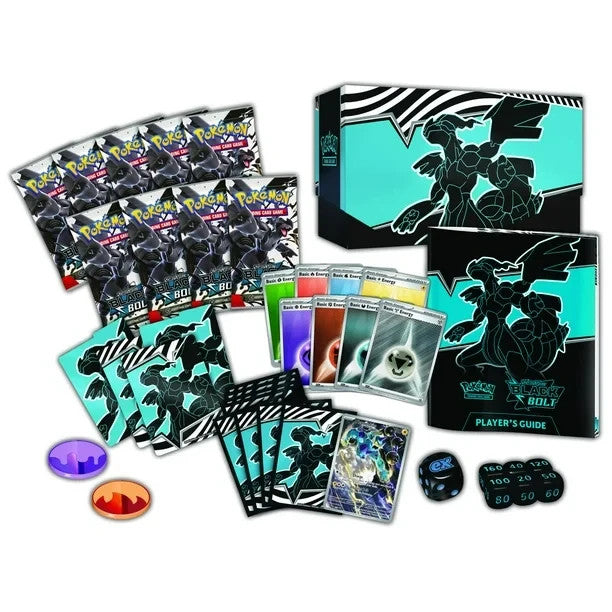 Pokemon Scarlet & Violet Black Bolt ETB Elite Trainer Box Sealed Box