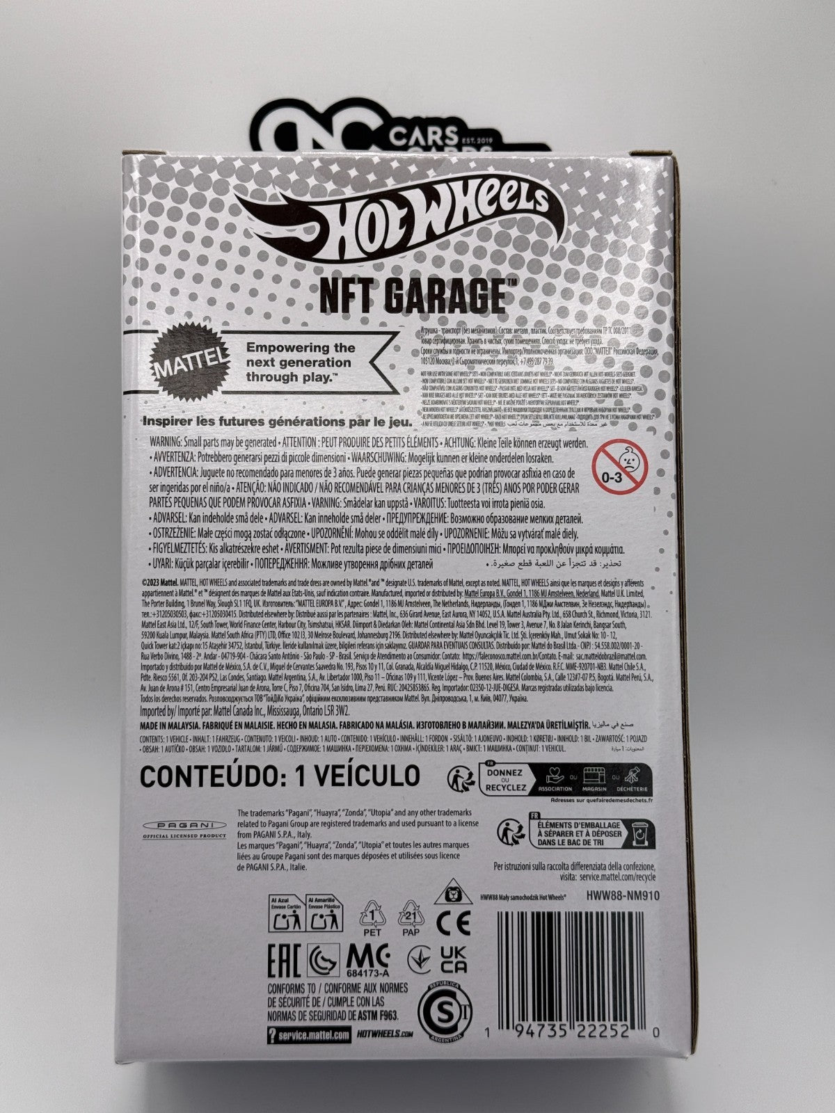 2024 Hot Wheels NFTGarage Series 7 Pagani Zonda R Sealed Box