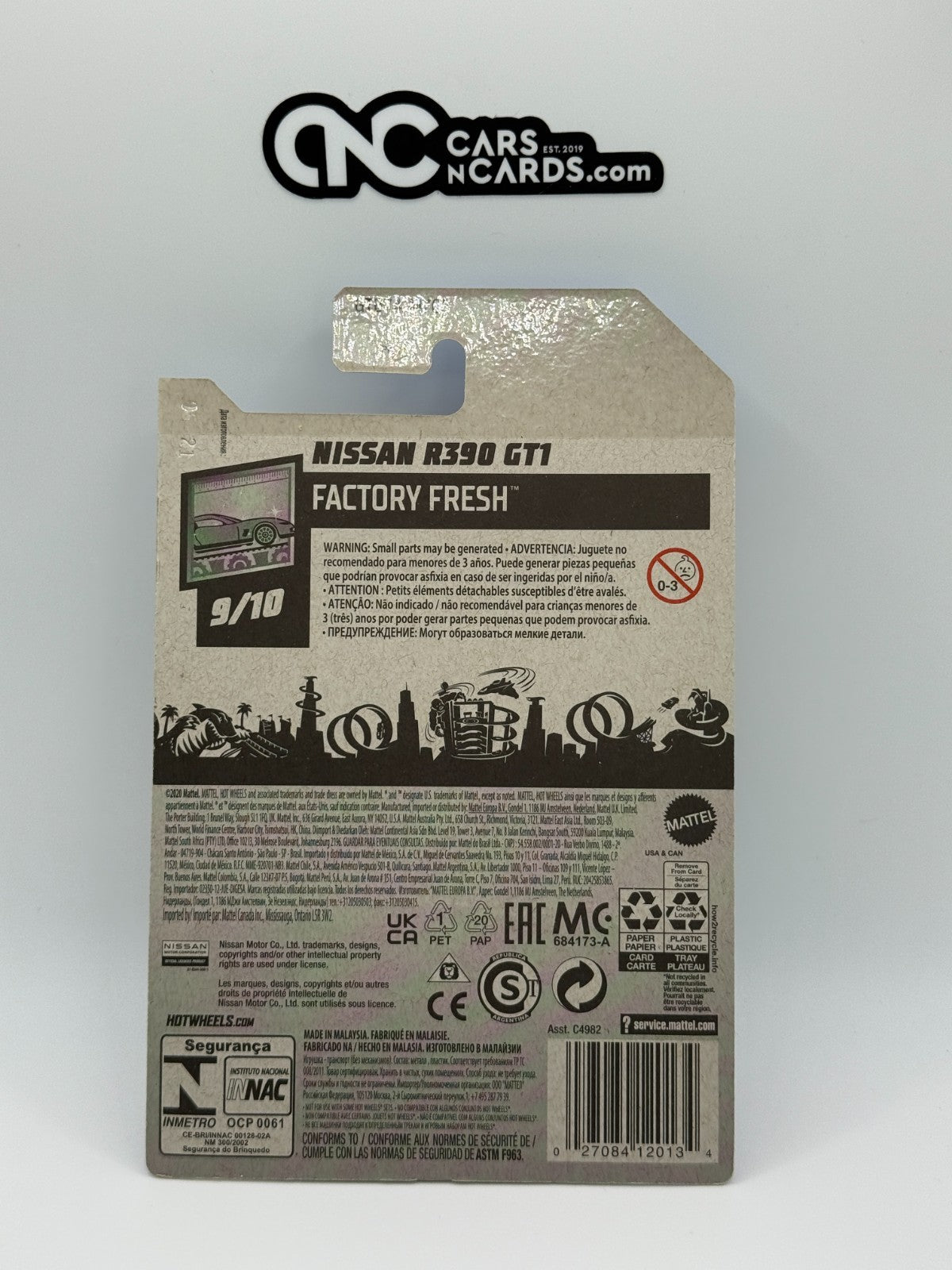 2021 Hot Wheels Factory Fresh 9/10 Nissan R390 GTI Red