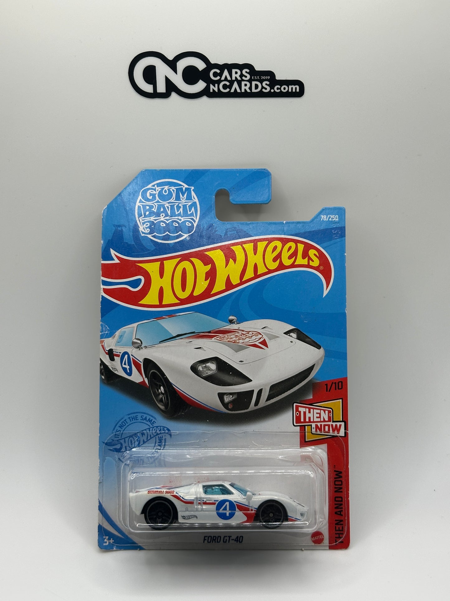 2021 Hot Wheels Then and Now #1/10 Ford GT-40 Gumball 3000 #78/250
