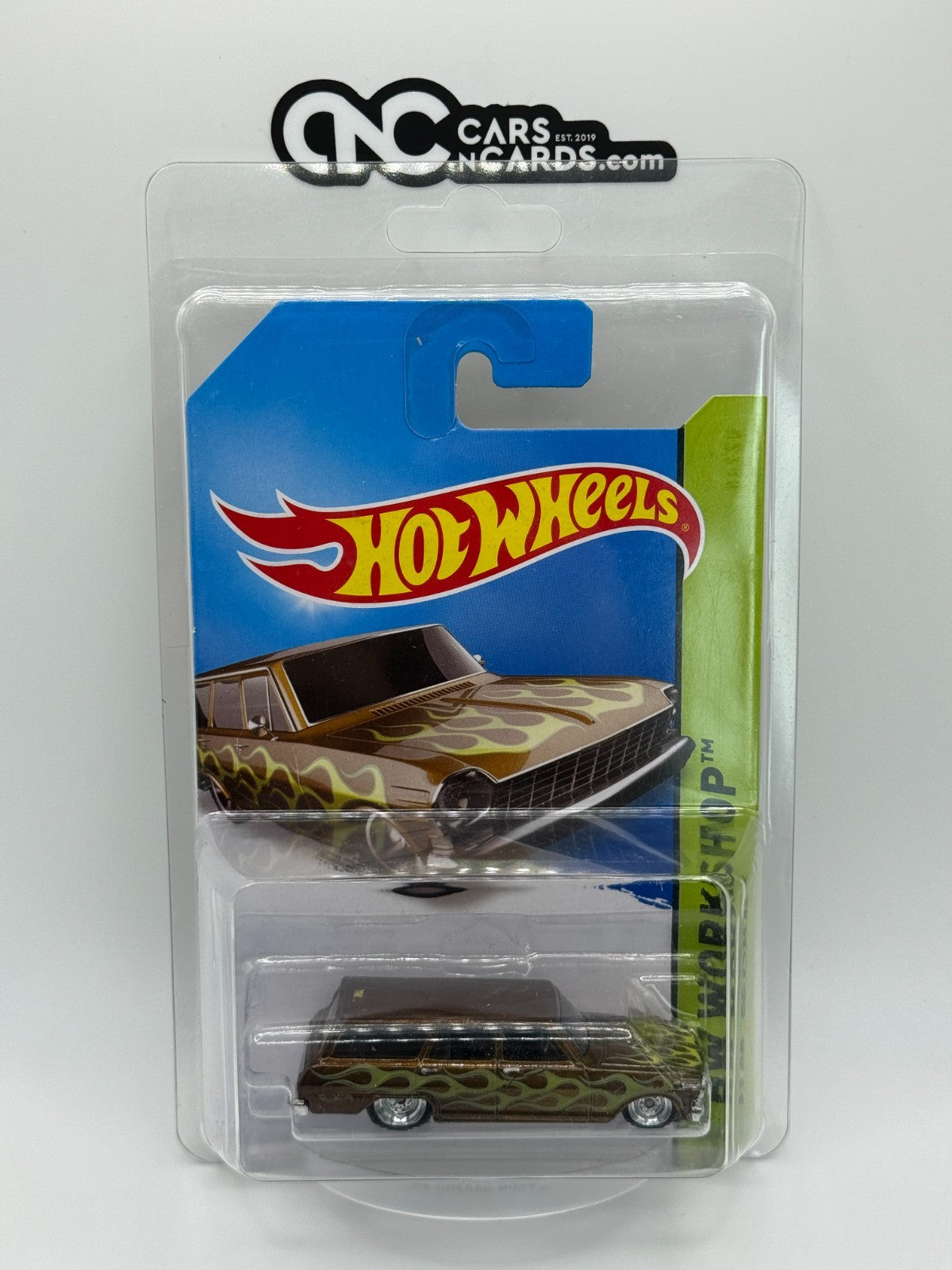 2014 Hot Wheels HW Workshop Super Treasure Hunt '64 Chevy Nova With Protector