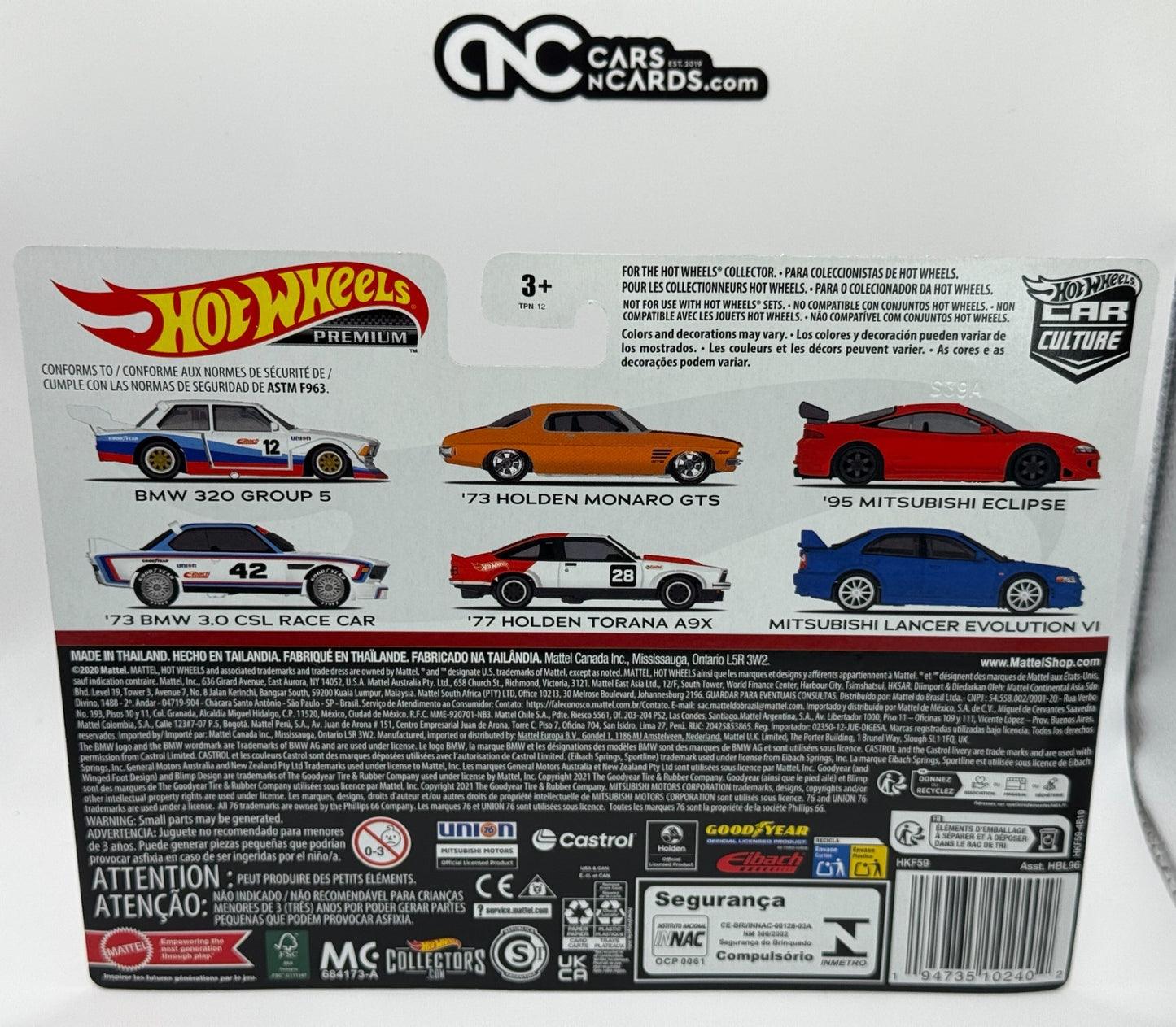 2023 Hot Wheels Premium Car Culture Mitsubishi Lancer Evolution VI & Eclipse