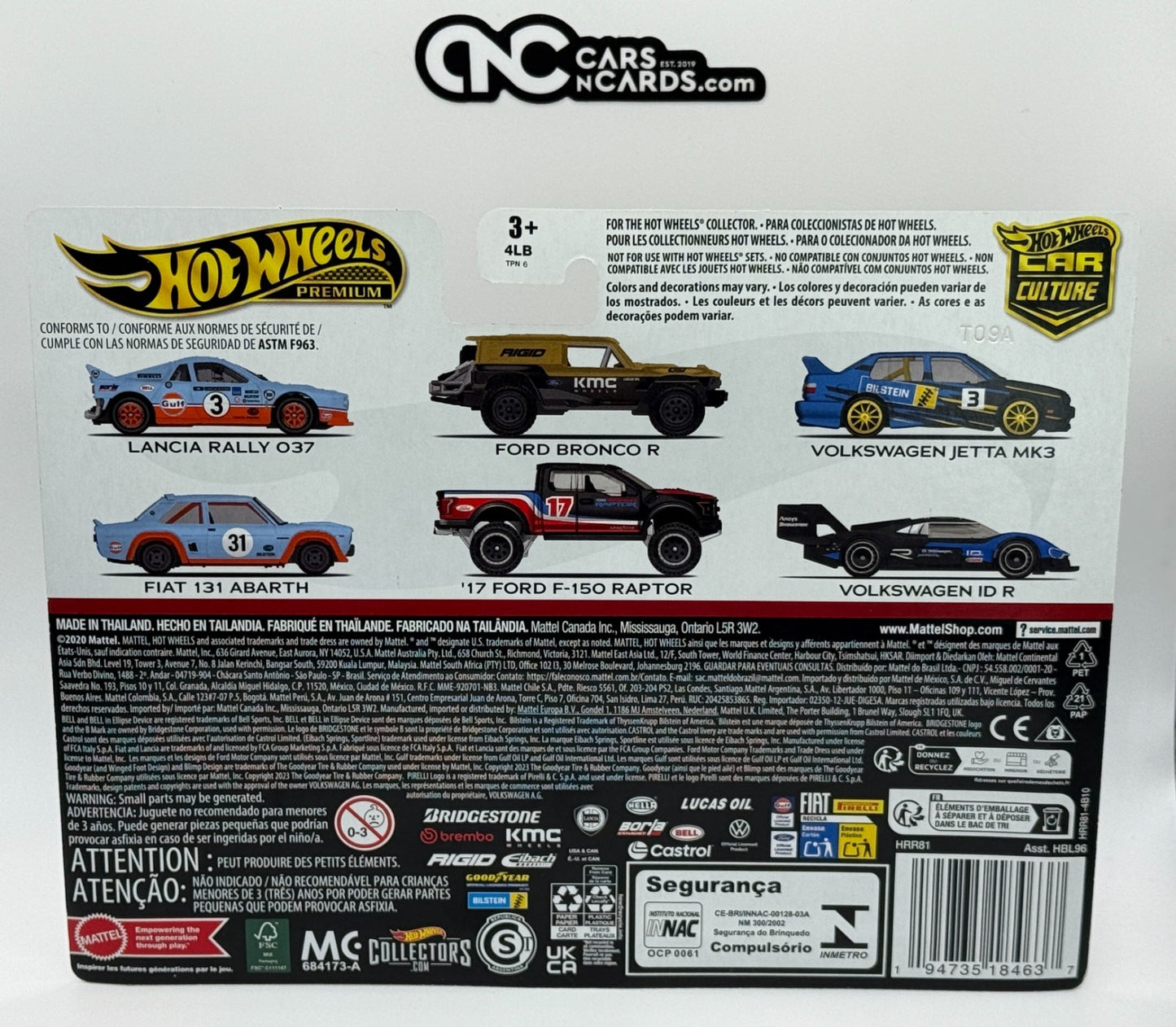 2024 Hot Wheels Premium Car Culture Lancia Rally 037 & Fiat 131 Abarth