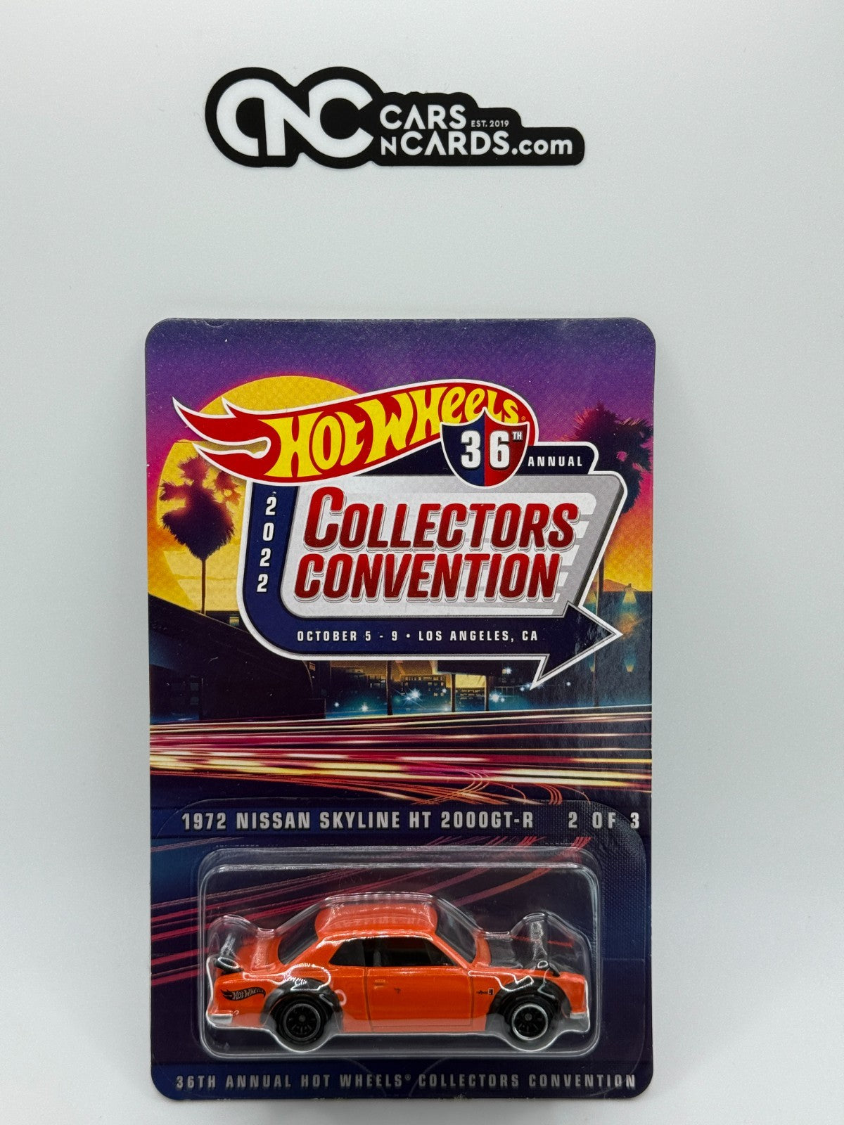 2022 Hot Wheels 36th Annual Collectors Convention 1972 Nissan Skyline HT 2000GTR