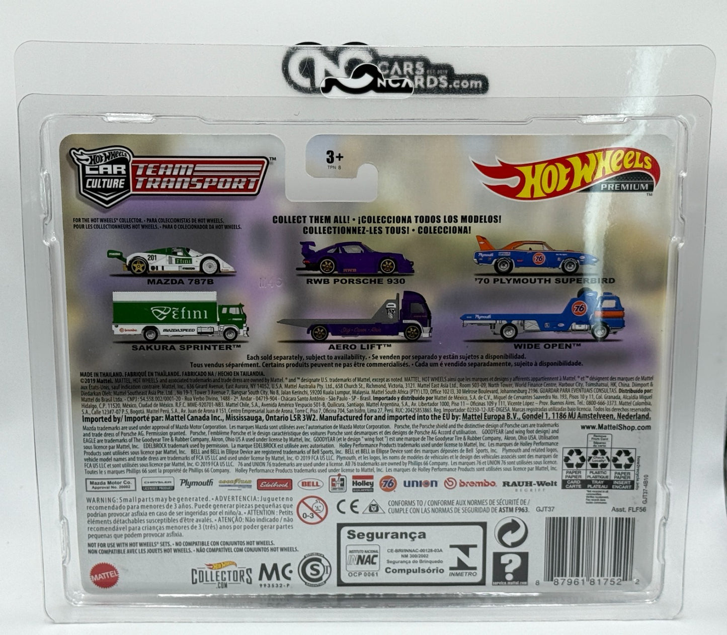 2019 Hot Wheels Premium Team Transport #17 RWB Porsche 930 Aero Lift W/Protector