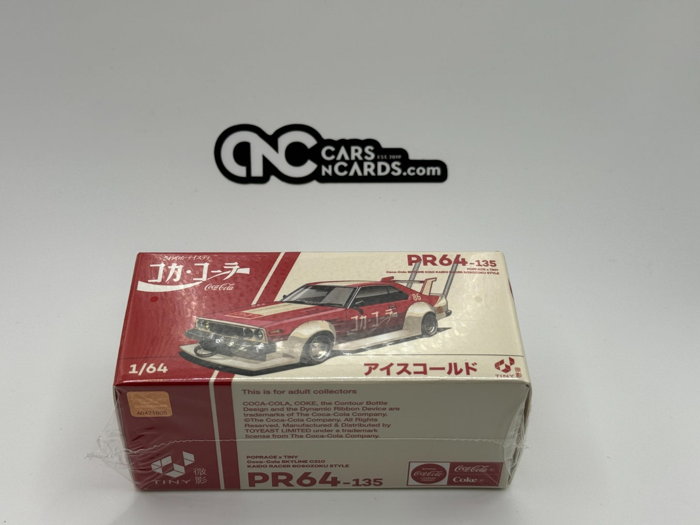 POPRACE 1:64 SKYLINE C210 KAIDO RACER (BOSOZOKU STYLE) - COCA COLA JP