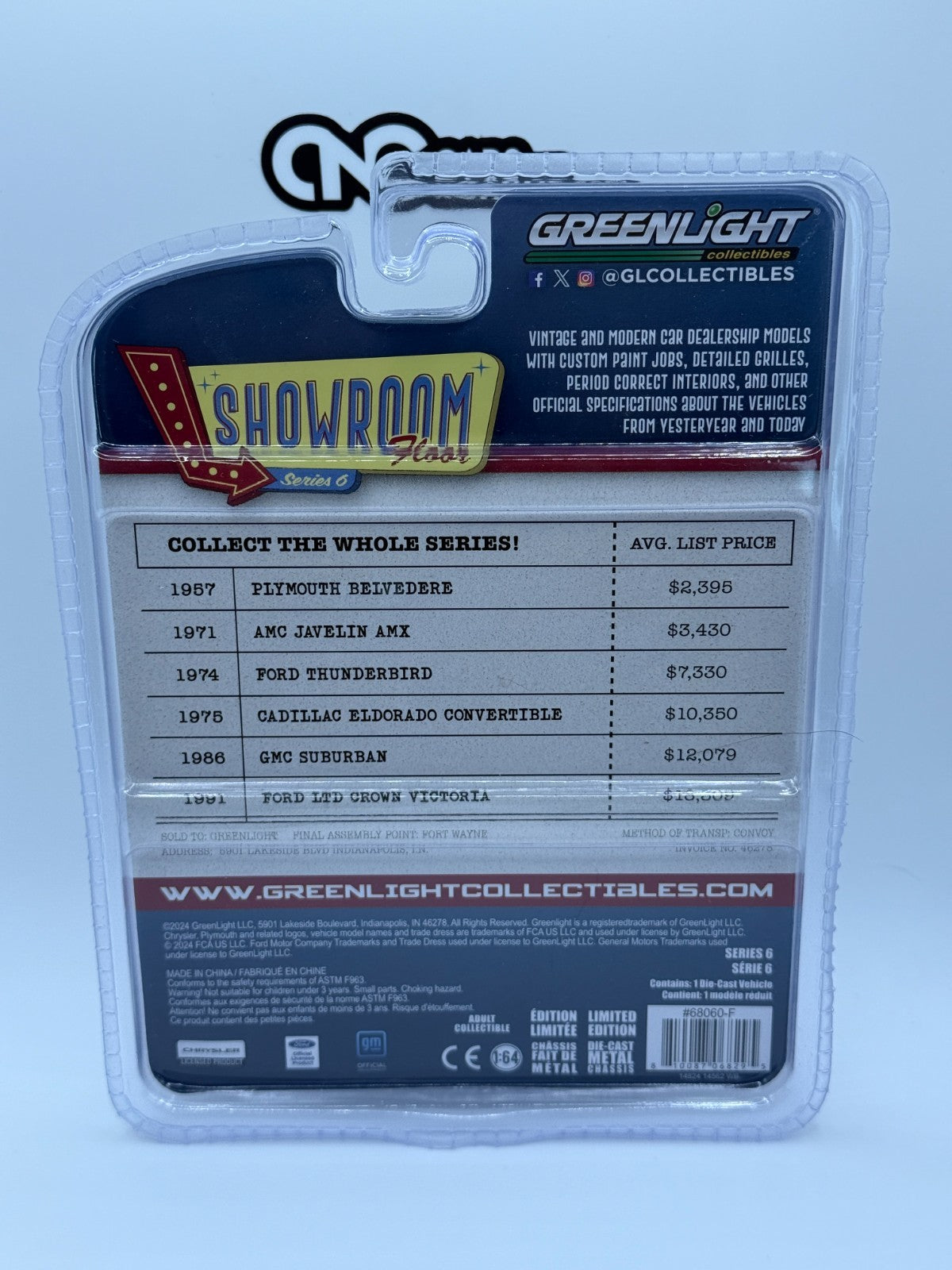 Greenlight Showroom Floor Series 6 1991 Ford LTD Crown Victoria